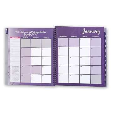 RE-FOCUS THE CREATIVE OFFICE 2025 Calendar Planner - Sturdy, Spacious, Designed for Success