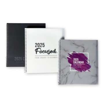 2025 Calendar Planner with To-Do Lists for Easy Organization