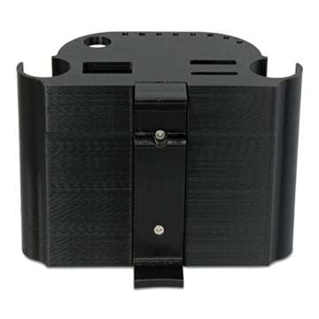 Tideline3D Fishing Rod Holder Compatible with YETI LoadOut Bucket (Black)