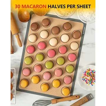 Macaron Silicone Baking Mats Set - Reusable & Nonstick