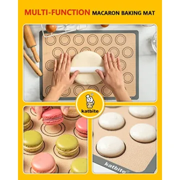 Macaron Silicone Baking Mats Set - Reusable & Nonstick