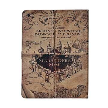 Case for iPad 6th/5th Generation 9.7 Inch 2018/2017 Release, Premium PU Leather Folding Stand Multip...