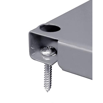 Wall Control Gray Metal Pegboard for Durable Storage Solutions