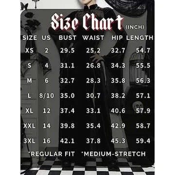 LANSHULAN Long Flare Sleeve Dress Lace Cutout Black Split Goth Vintage Dress Clothes