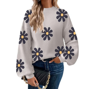 Zeagoo Women's Cozy Long Sleeve Turtleneck Pullover Sweater - Fashionable and Stylish Knit Top