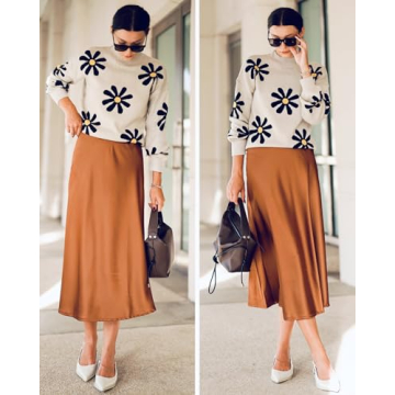 Trendy Long Sleeve Turtleneck Pullover Sweater - Zeagoo