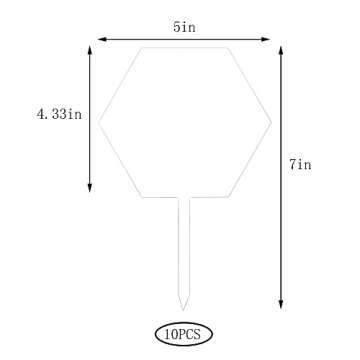 10 PCS 5 inch Acrylic Cake Toppers Blank DIY Birthday Cake Toppers for Wedding Engagement Birthday Party Graduation Anniversary Events Custom Printable Painted Cake Decorations