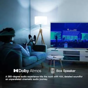 55-inch 4K Smart TV with Google Play and Dolby Atmos