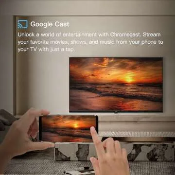 55-inch 4K Smart TV with Google Play and Dolby Atmos