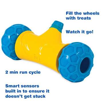 JW Pet RoboBone Electronic Treat Dispenser - Perfect for Interactive Playtime!