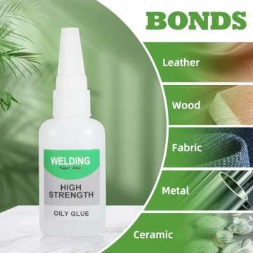 Jue-Fish Welding High-Strength Oily Glue - Ceramic Glue for Porcelain and Pottery Repair, Waterproof...