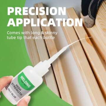 Jue-Fish Welding High-Strength Oily Glue - Ceramic Glue for Porcelain and Pottery Repair, Waterproof, No Smell, Temperature Resistant, for Shoes, Metal, Plastic, Wood, Leather, Glass, DIY, 2 Pack