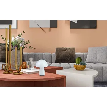 Dimmable Mushroom Lamp, Vintage Style Small Nightstand Lamp