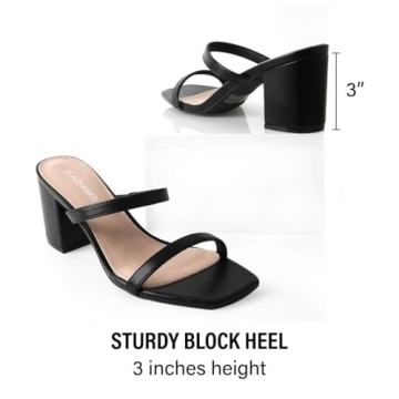 J. Adams Stormi Block Heel Sandals - Stylish Summer Footwear