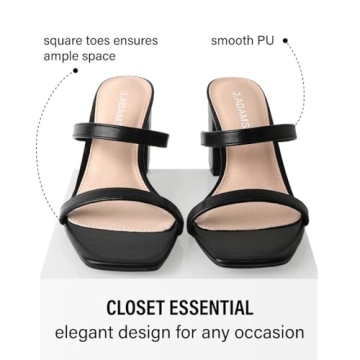 J. Adams Stormi Block Heel Sandals - Stylish Summer Footwear