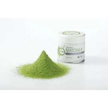 Aiya Organic Ceremonial Grade Matcha Powder - Premium Matcha Ceremonial Grade, Vibrant Jade Green Co...