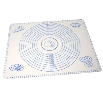 Norpro Silicone Pastry Mat with Measures, As Shown