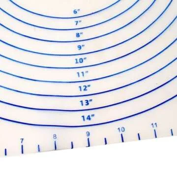 Norpro Silicone Pastry Mat with Measures, As Shown