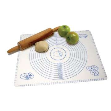 Norpro Silicone Pastry Mat with Measures, As Shown
