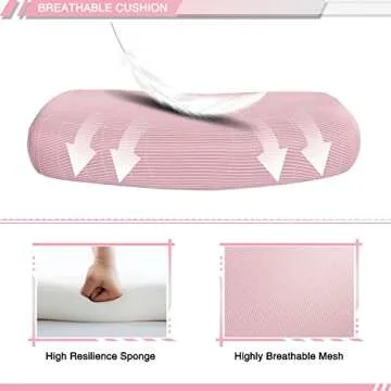 Qulomvs Ergonomic Office Chair with Adjustable Features