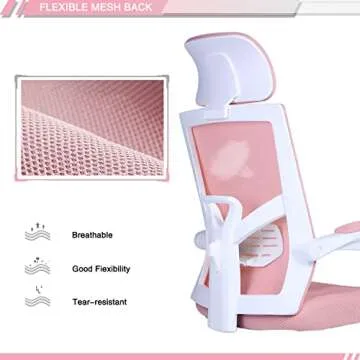 Qulomvs Ergonomic Office Chair with Adjustable Features