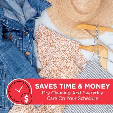 dryel At-Home Dry Cleaner Kit, New and Improved with Rapid Refresh Technology, Gentle Laundry Care f...