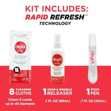 dryel At-Home Dry Cleaner Kit for Gentle Fabric Care