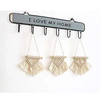 Mkono Mini Macrame Hanging - Boho Decor for Any Space