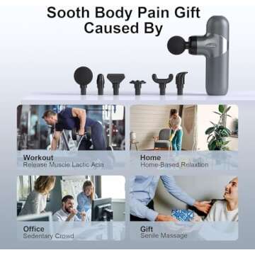 Mini Massage Gun for Deep Tissue Relief on-the-go