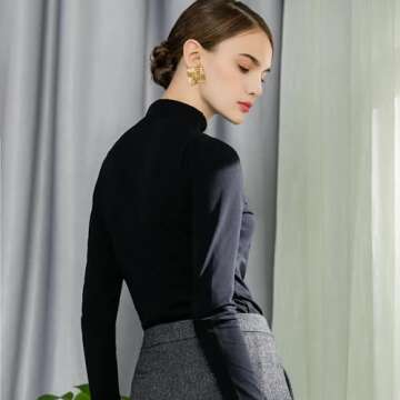 CyxenNova Large Chunky Gold Statement Earrings for Women, Geometric Square Textured Vintage Trendy Drop Stud, Jewelry Gift for Women