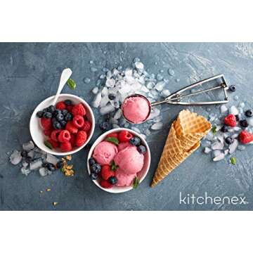 Kitchenex Ice Cream Scoop Set for All Desserts and More