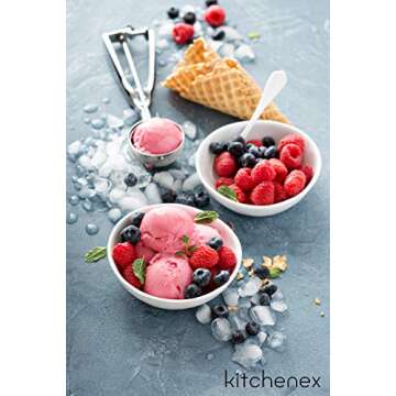 Kitchenex Ice Cream Scoop Set for All Desserts and More