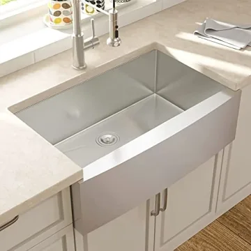 Lordear Farmhouse Kitchen Sink 33 Inch Stainless Steel