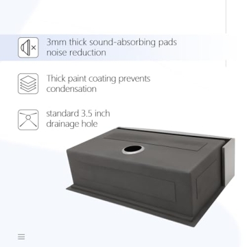 Lordear Farmhouse Kitchen Sink 33 Inch Stainless Steel