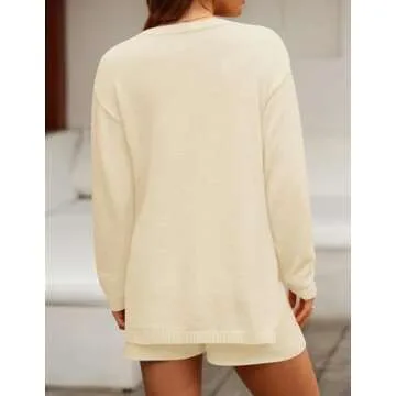 ZESICA Women's Two Piece Sweater Lounge Sets 2024 Trend