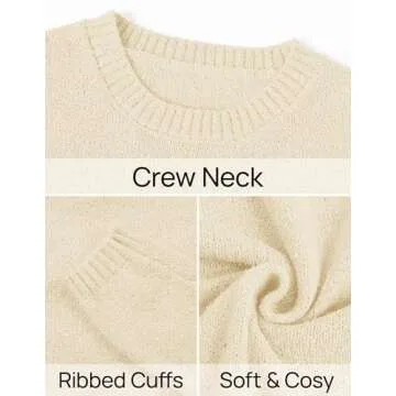 ZESICA Women's Two Piece Sweater Lounge Sets 2024 Trend