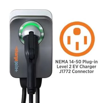 ChargePoint HomeFlex Level 2 EV Charger: Fast & Smart Charging for Electric Vehicles