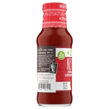 Primal Kitchen Organic Ketchup - No Sugar Added, 11.3 oz
