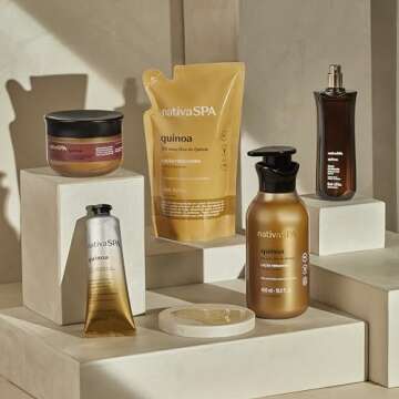 Nativa SPA Quinoa Trio Bundle: Hydrating Body Lotion, Oil & Cream