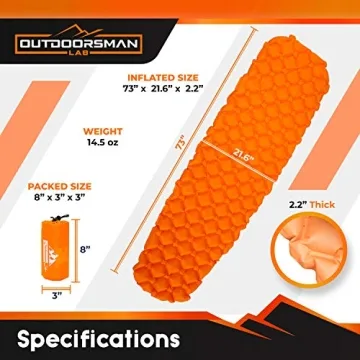 Outdoorsman Lab Ultralight Compact Sleeping Pad