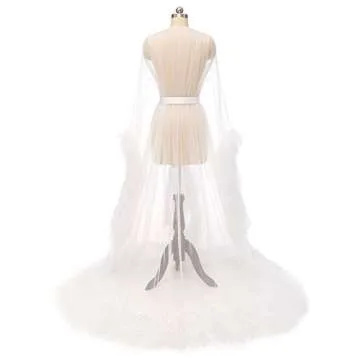 Shop Yexinbridal Tulle Maternity Photoshoot Dress for Elegance