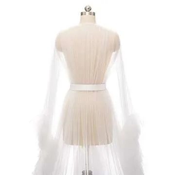 Shop Yexinbridal Tulle Maternity Photoshoot Dress for Elegance