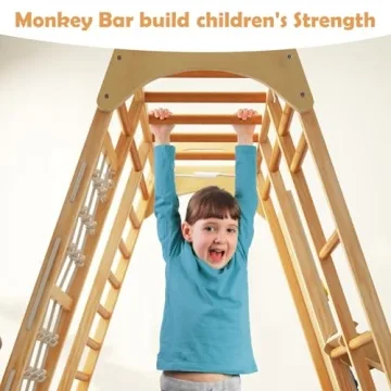 INFANS 8 in 1 Kids Indoor Jungle Gym for Playtime Fun