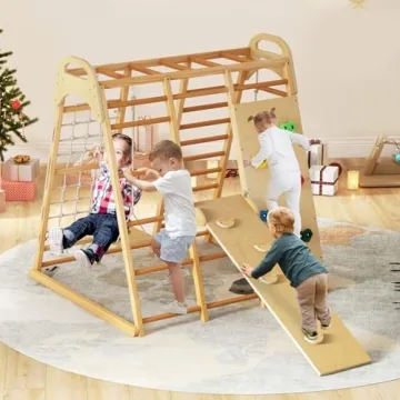 INFANS 8 in 1 Kids Indoor Jungle Gym for Playtime Fun