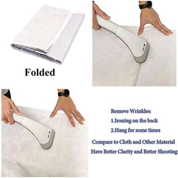 SJOLOON Black and Gold Backdrop Gold Spots Backdrop Vinyl Photography Backdrop Vintage Background for Family Birthday Party Newborn Studio Props 11547(7x5FT)