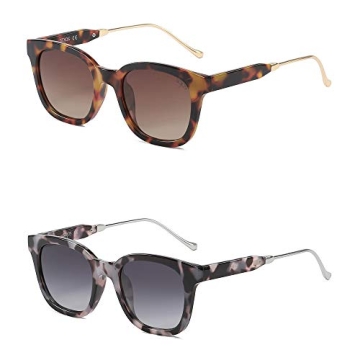 Stylish SOJOS Classic Square Polarized Sunglasses - UV400