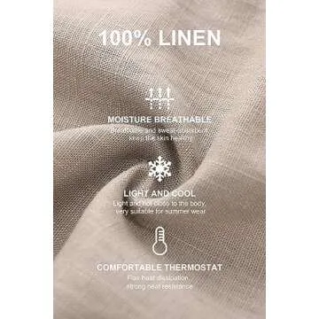 PACIBE Women's Drape Linen Pants Summer Wide Leg Trousers Compact Fabric with Pockets, M, Khaki