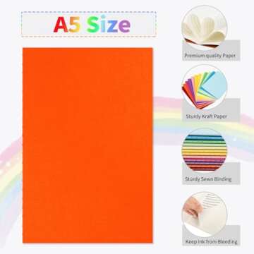 EOOUT 24pcs A5 Lined Journals for Note Taking