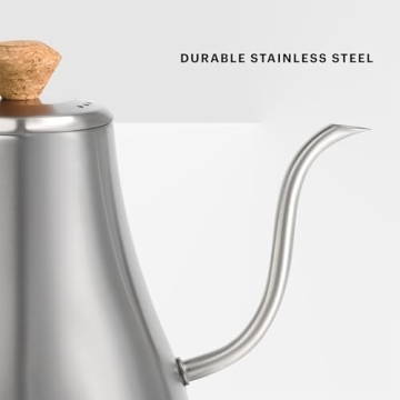 Bodum 27oz Melior Gooseneck Electric Kettle, Fast Boiling & Precision Pouring