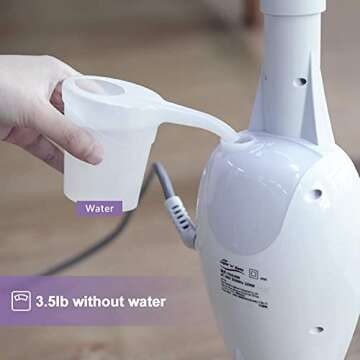 LIGHT 'N' EASY Steam Mop for Easy Cleaning on All Floors